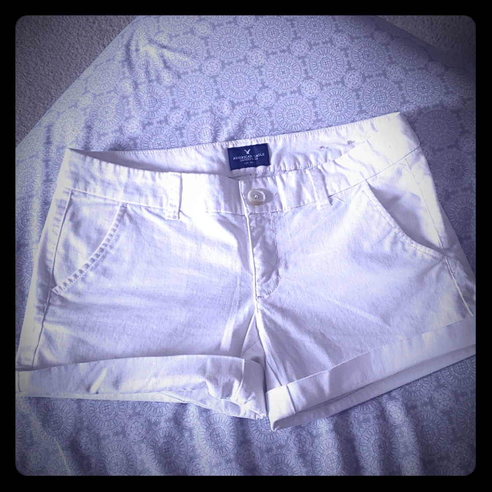 White AE Shorts